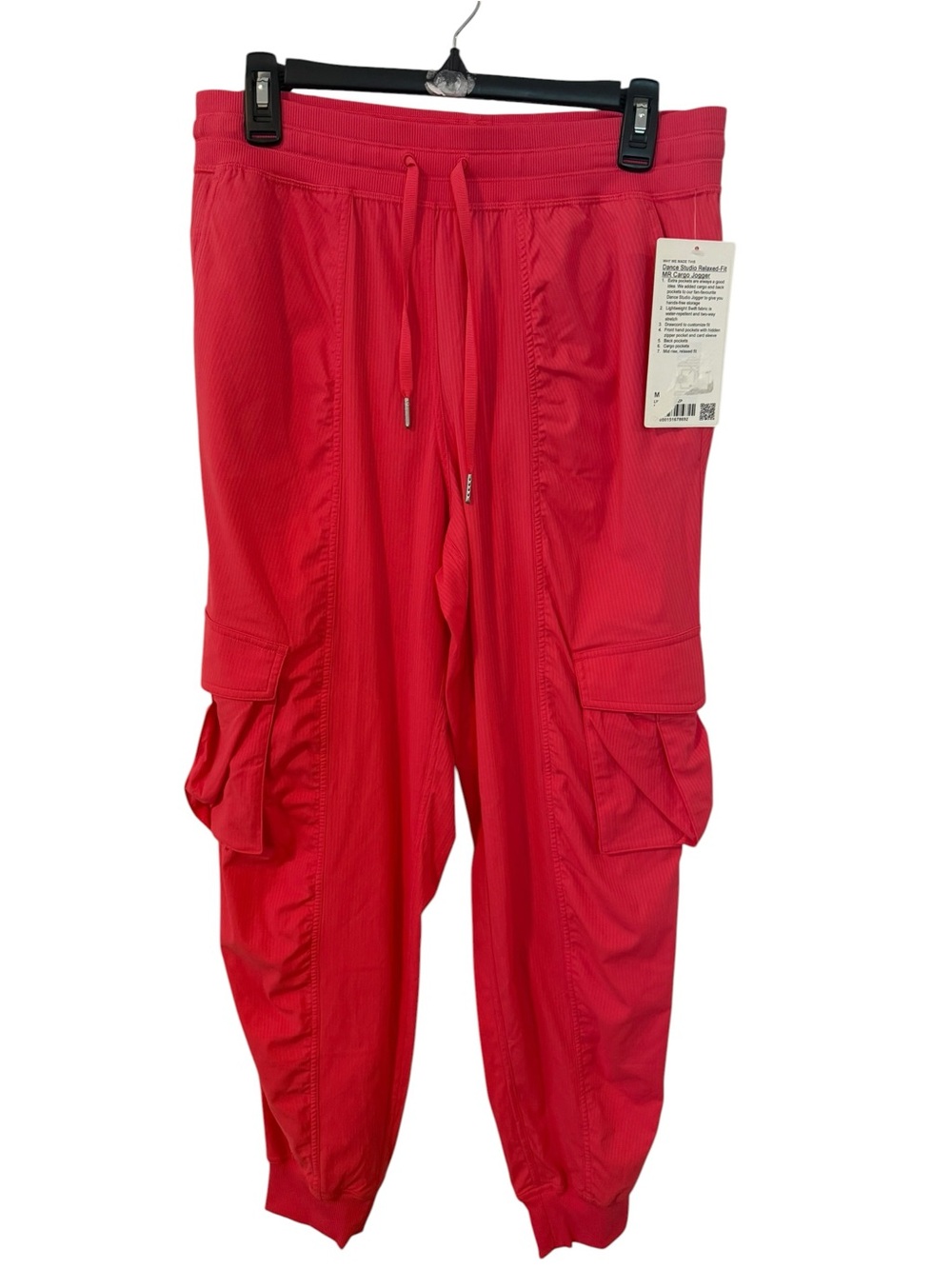 Lululemon Cargo Jogger Pants sold out Pink lipgloss size Medium